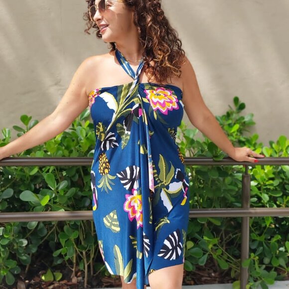 Blue Aztec Breeze Dress Wrap - Picture 5 of 7